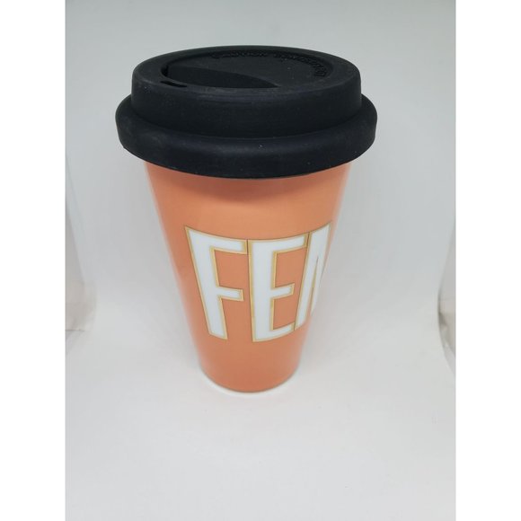 Feminist You Go Girl Commuter Pink Porcelain Mug 8 Oz w/ Black Silicone Lid NIB - Picture 7 of 9